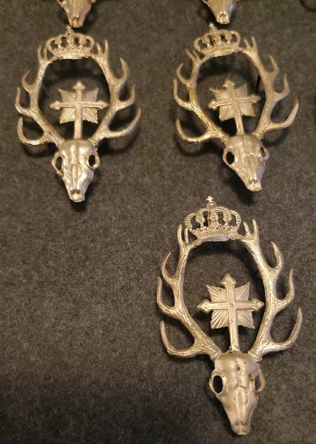 WWI Era German Jägers badge with Bavarian/ Saxony Crown