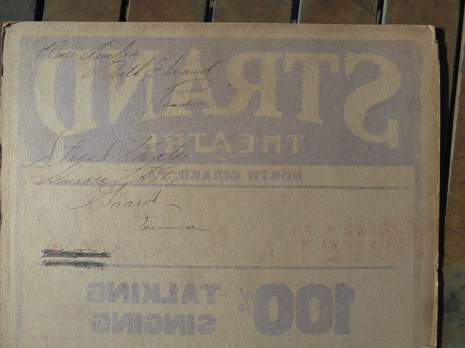 original vintage 1929 "Showboat" movie poster Laura LaPlante, Jos. Schildkraut