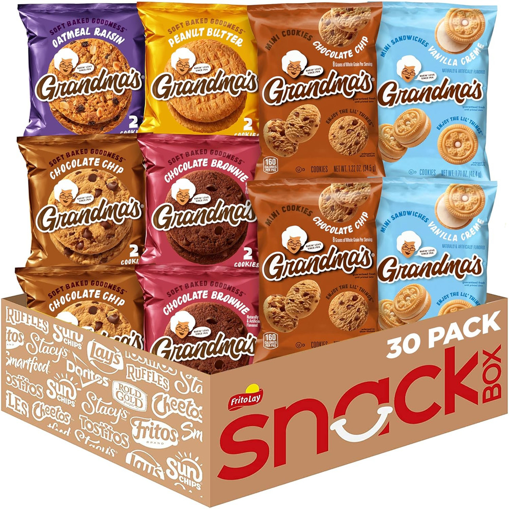 New Cookies Variety Pack 30 Pack Fast Shipping
