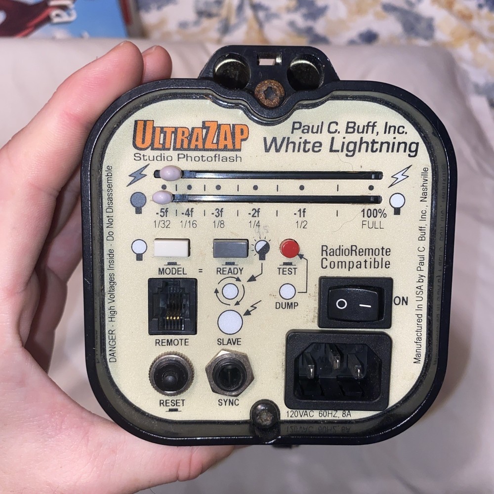 White Lightning UltraZap 1600Watt Powerful Electronic Flash Working (A)