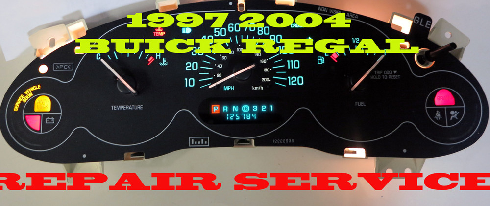 1999 BUICK CENTURY INSTRUMENT CLUSTER SOFTWARE & ODOMETER CALIBRATION SERVICE
