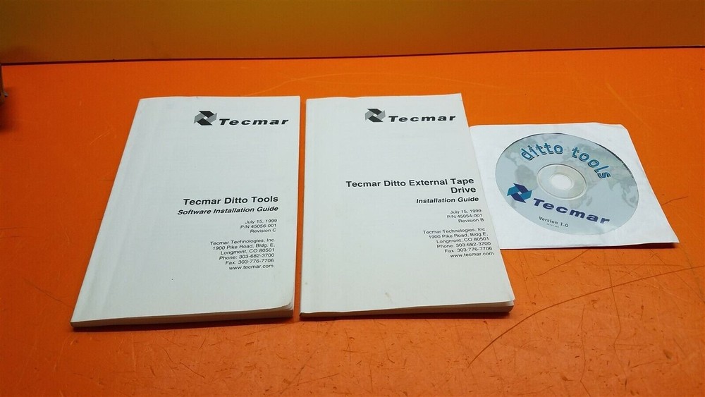 ⭐️⭐️⭐️⭐️⭐️ Tecmar Ditto Tools & External Tape Drive Software Installation Guide