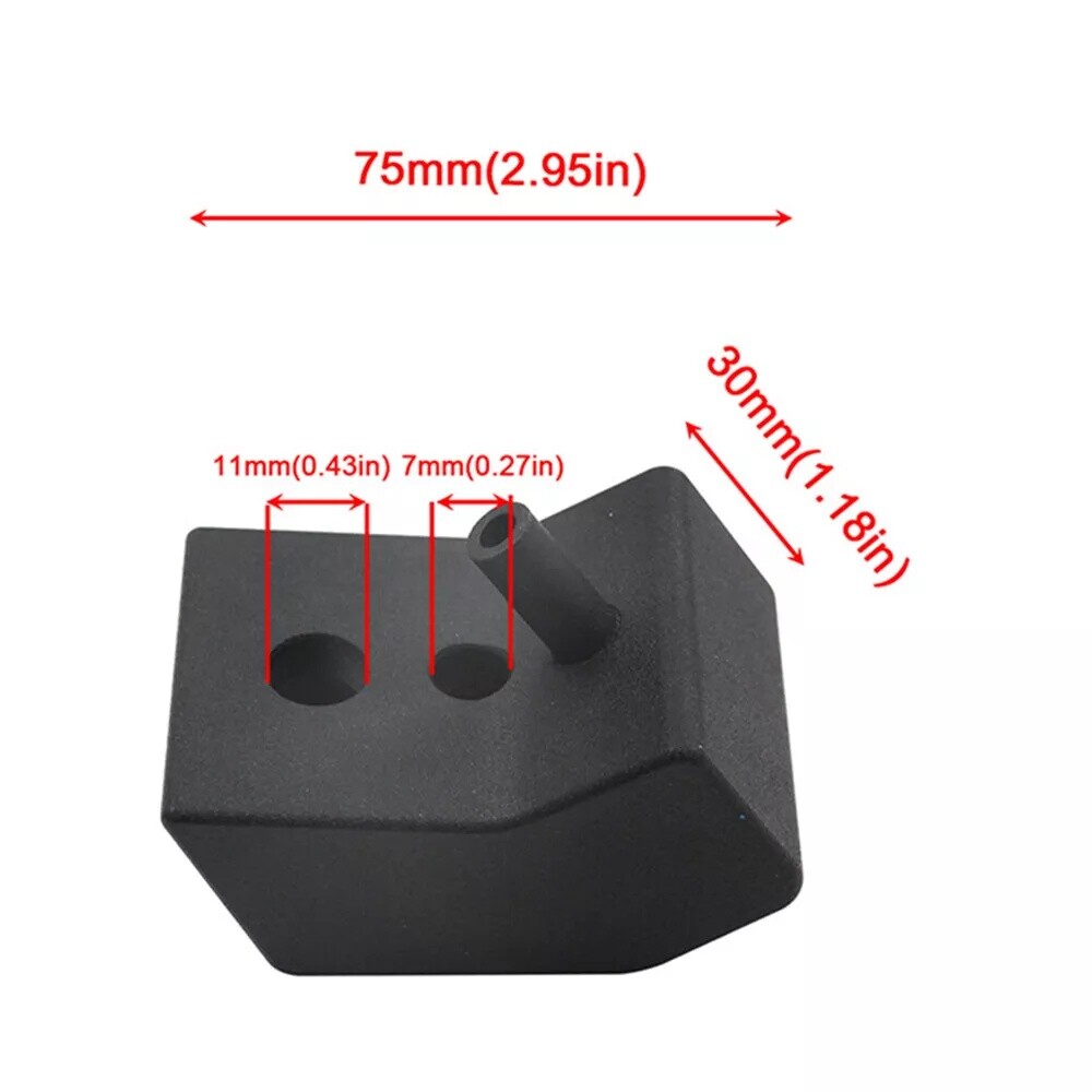 Black Front of Seat 1-1/4" Riser Seat Spacers Jackers Lift Kit For Toyota Tacoma