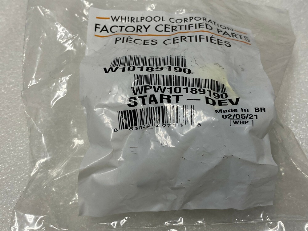 GENUINE OEM Whirlpool Start Device Assembly W10189190