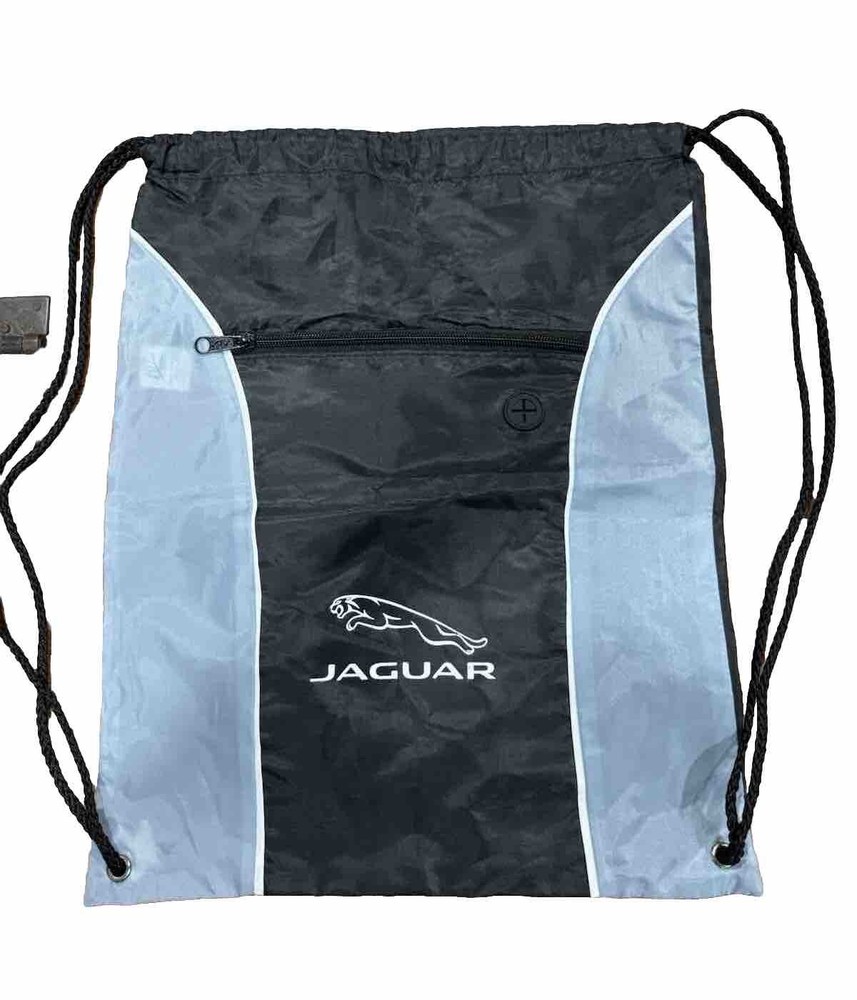 Jaguar Drawstring Bag With A Small Zipper - Gym Sack Bag