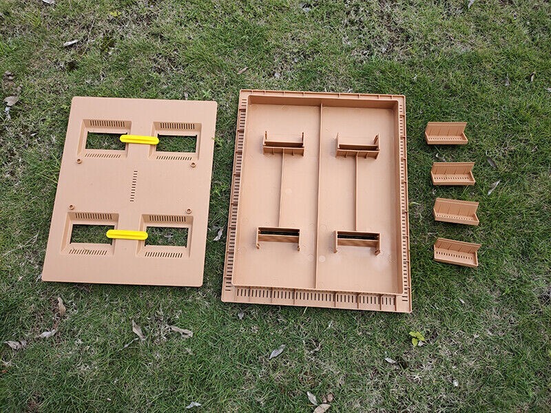 Insulated Plastic Bee Hives Langstroth Bee Hive Beekeeping Boxes House 2-layers