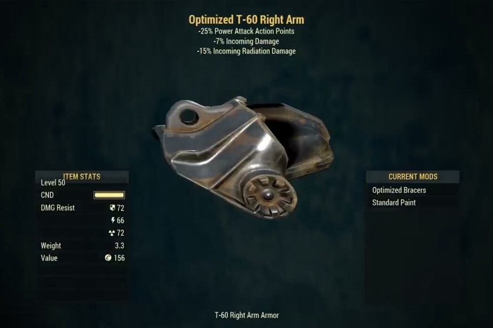 (Xbox) T-60 Power Armor with Jet Pack - Full Set Fully Modded