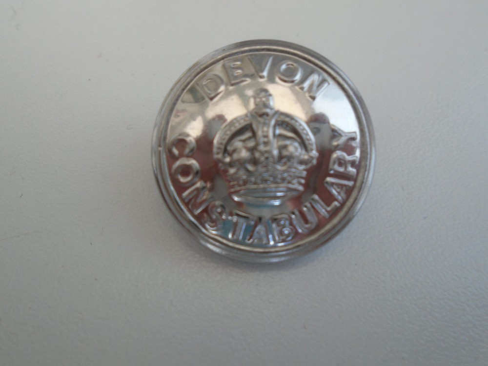 Devon Police Constabulary Tunic Uniform Button Large  KC