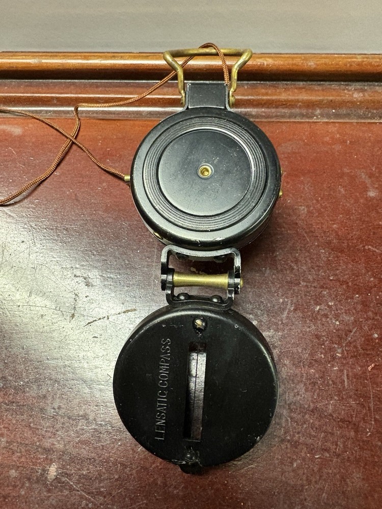 Vintage Lensatic Compass