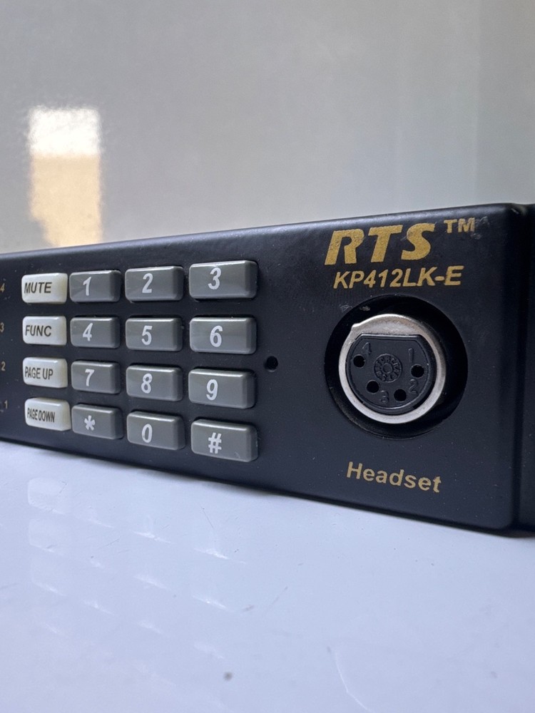 RTS Telex KP412LK-E PRD000019006 Intercom Panel Keypaner