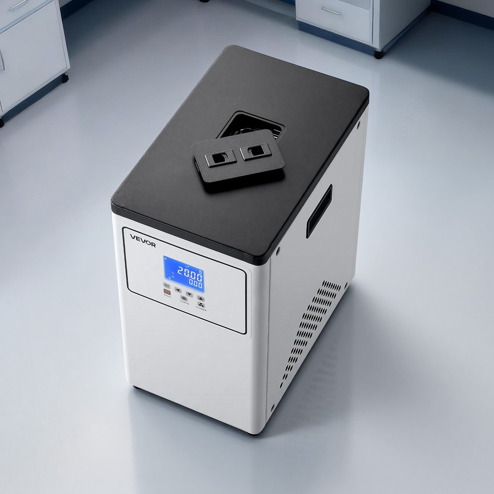 VEVOR Laboratory Chiller Circulator Lab Recirculating Chiller 3.4 L Low Temp