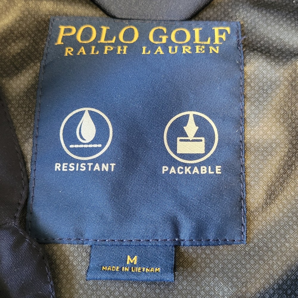 Polo Golf Windbreaker Water Resistant RSM Classic Size Medium