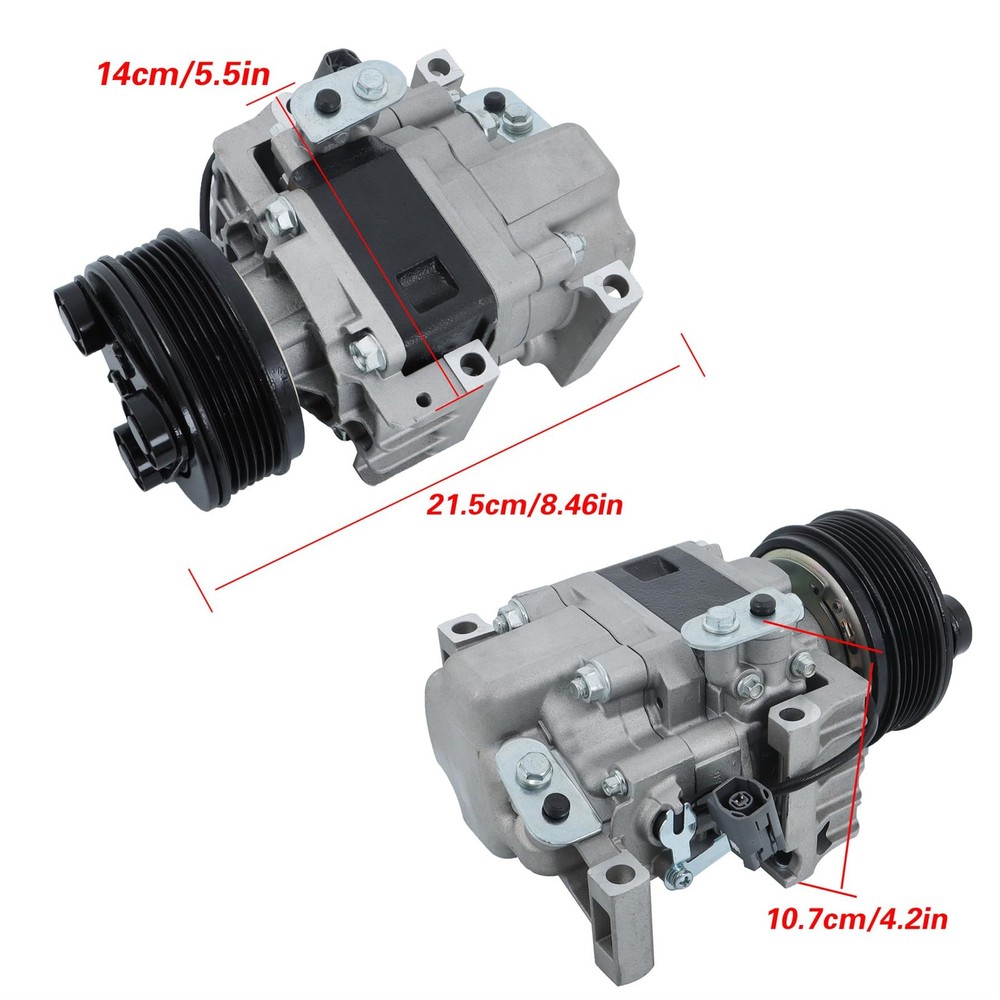 AC Compressor with Clutch Replacement for CX-7 L4 2.3L 2007 2008