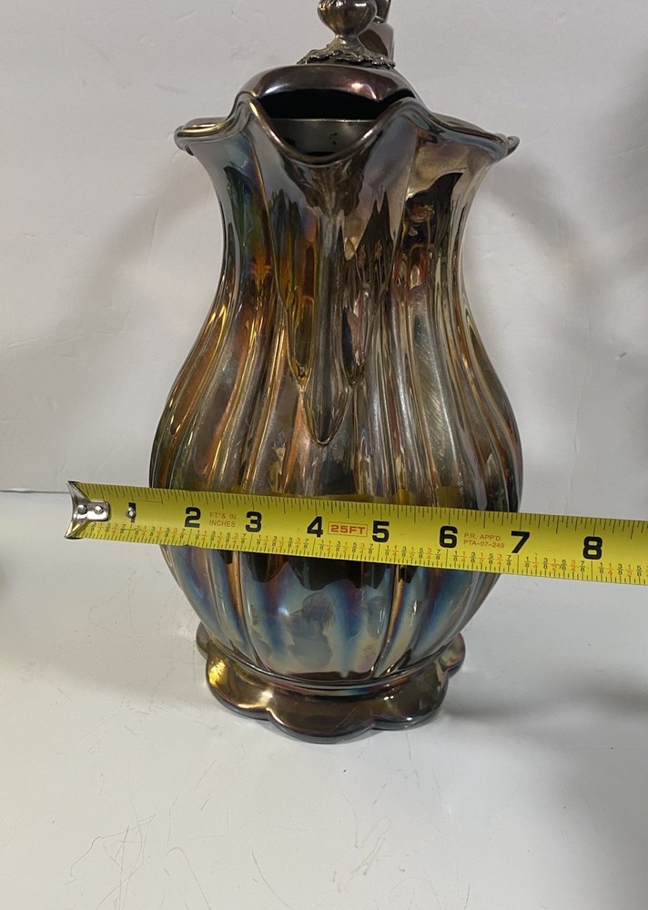 Vintage REED & BARTON Silver Plate Giant 13” PITCHER #1765