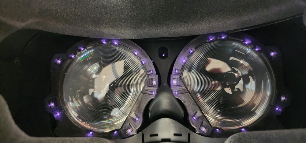 HTC Vive VR Headset Kit + 🔥Eyefluence Eye Tracking Mod 🔥 Excellent A+ Clean