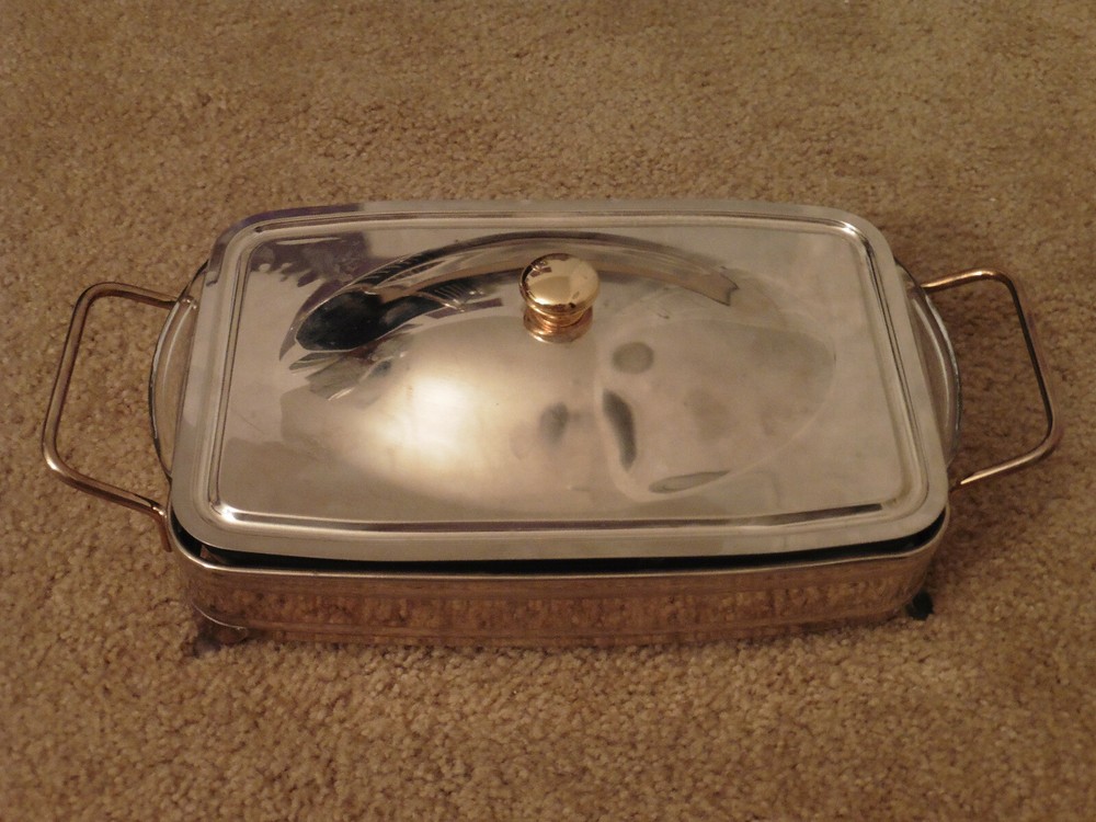 Used Vintage Pasabahce Borcam Rectangular Casserole Dish