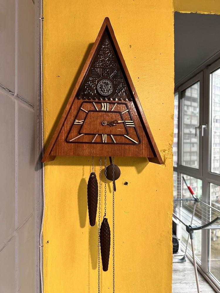 Soviet Vintage Cuckoo clock, USSR clock, Soviet working clock, Working cuckoo