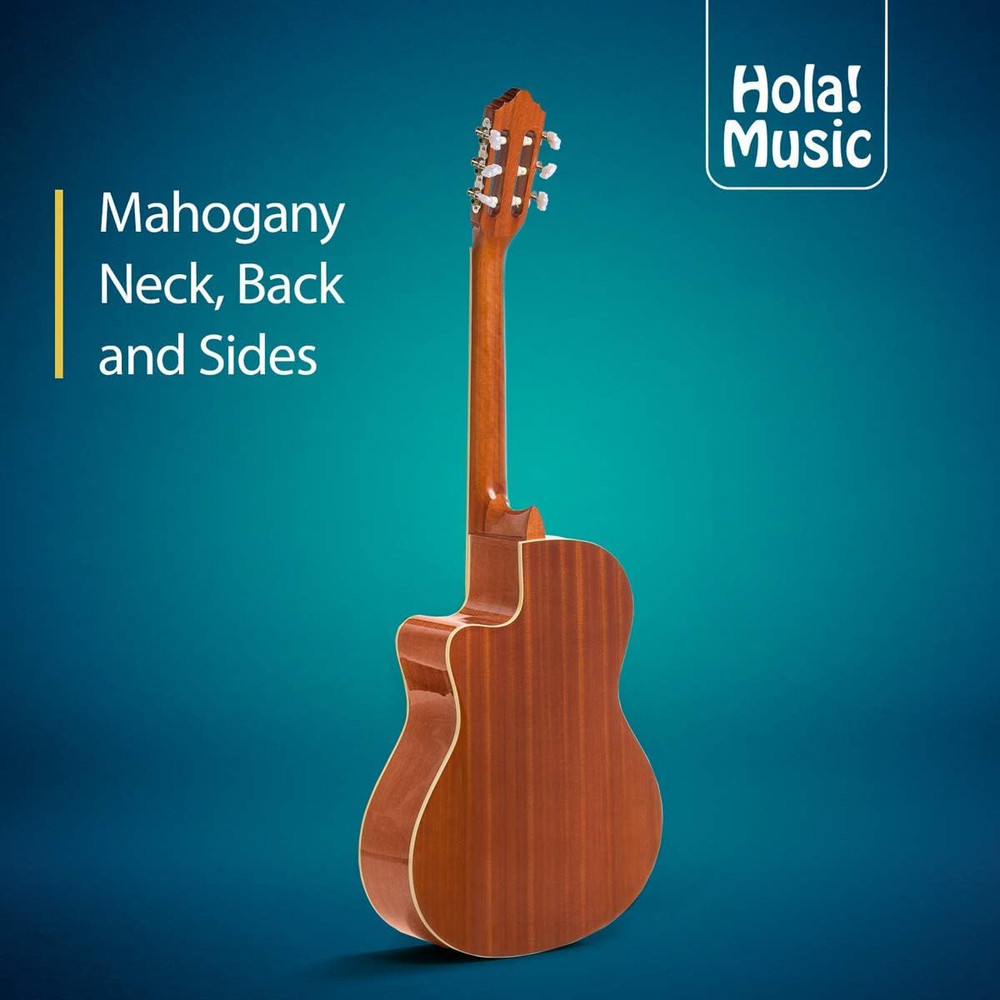 Cutaway Classical Guitar with Savarez™ Nylon Strings by ™, Full Size