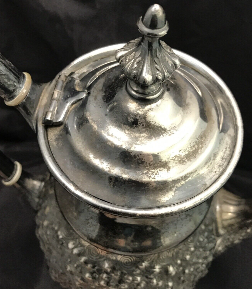 Reed & Barton Repousse Silverplated Coffeepot No Monogram