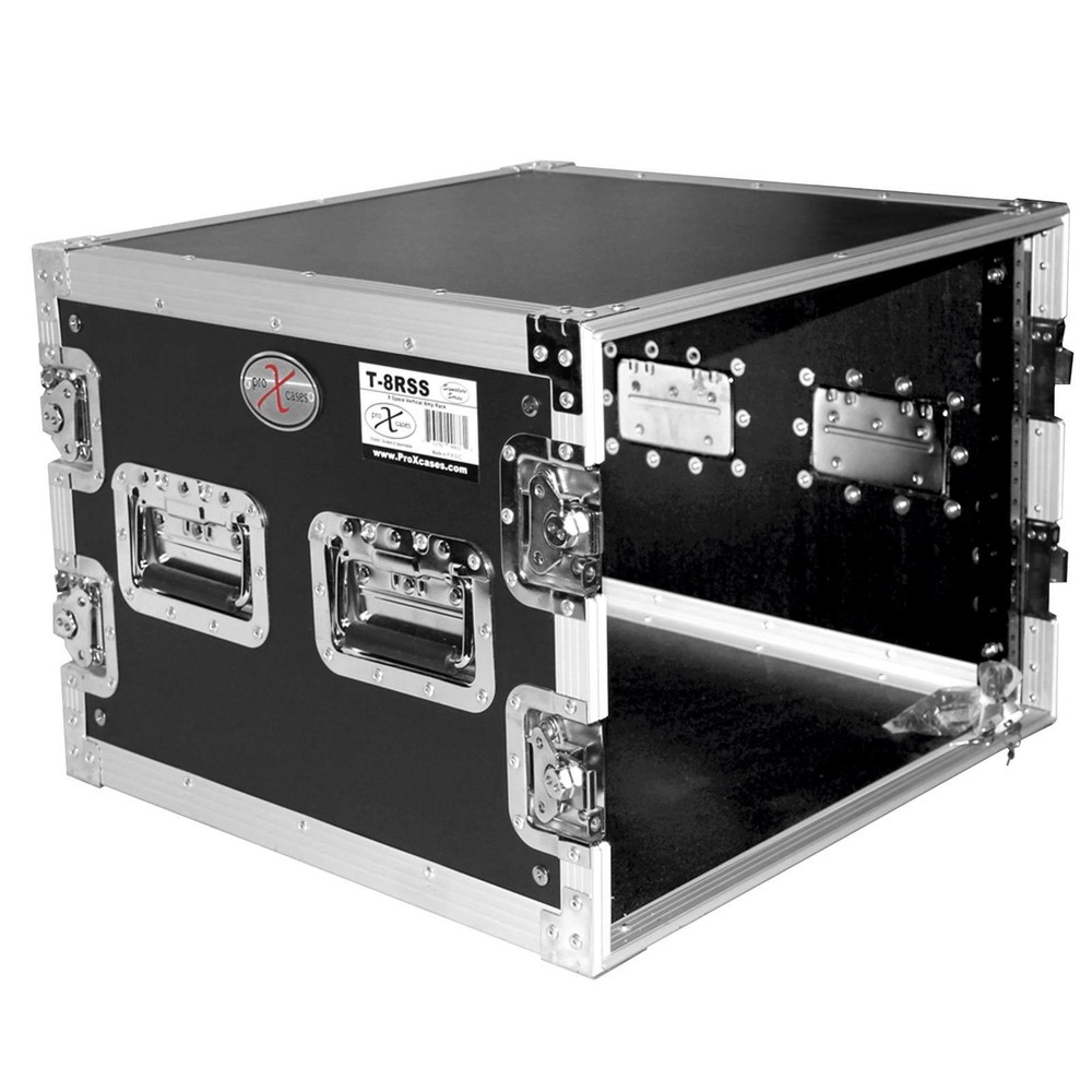ProX T-8RSS 8U Space Amp Rack Mount ATA Flight Case 19" Depth idjnow