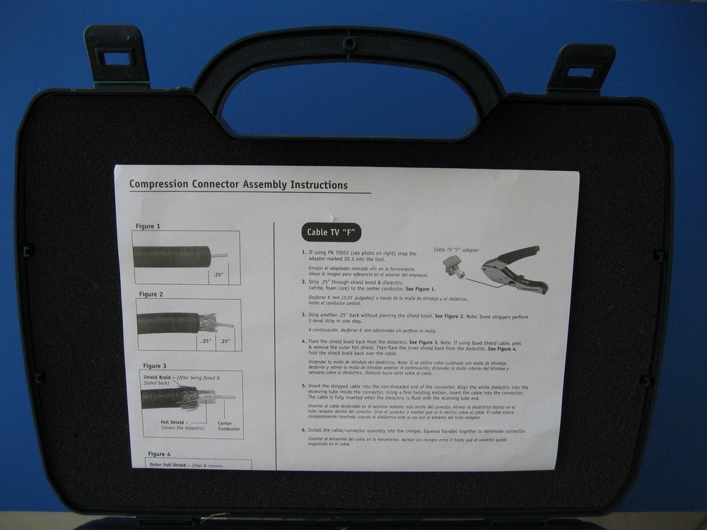 DataShark Cable, Satellite, Home Theater Tool Kit with Case #70053