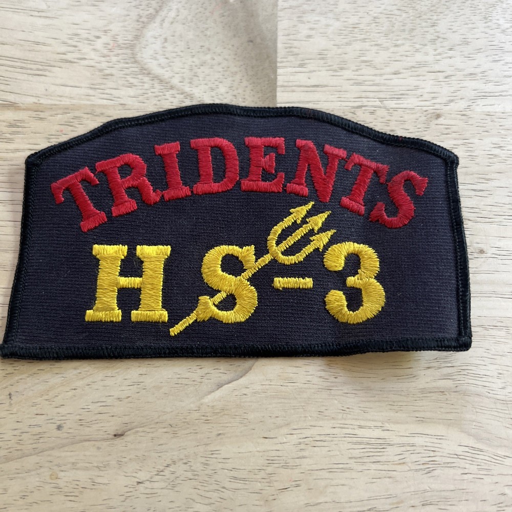 US NAVY TRIDENTS HS-3 JACKET PATCH
