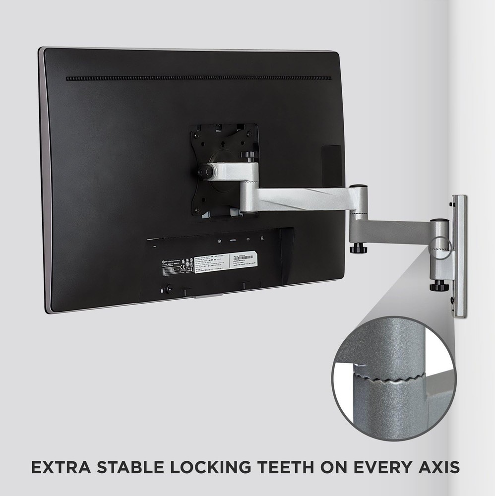 Locking RV TV Mount with Dual Wall Plates & Quick Release , Full Motion