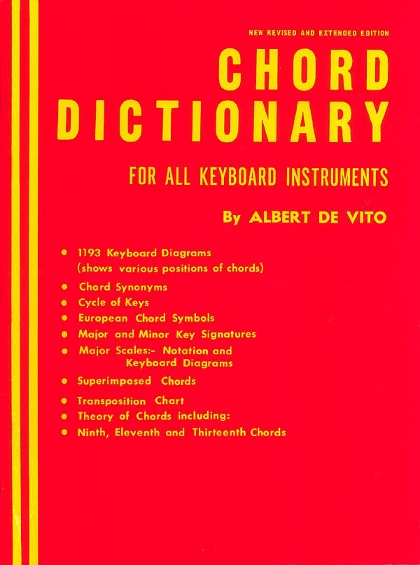 Chord Dictionary for Keyboard Instruments: Reference Book