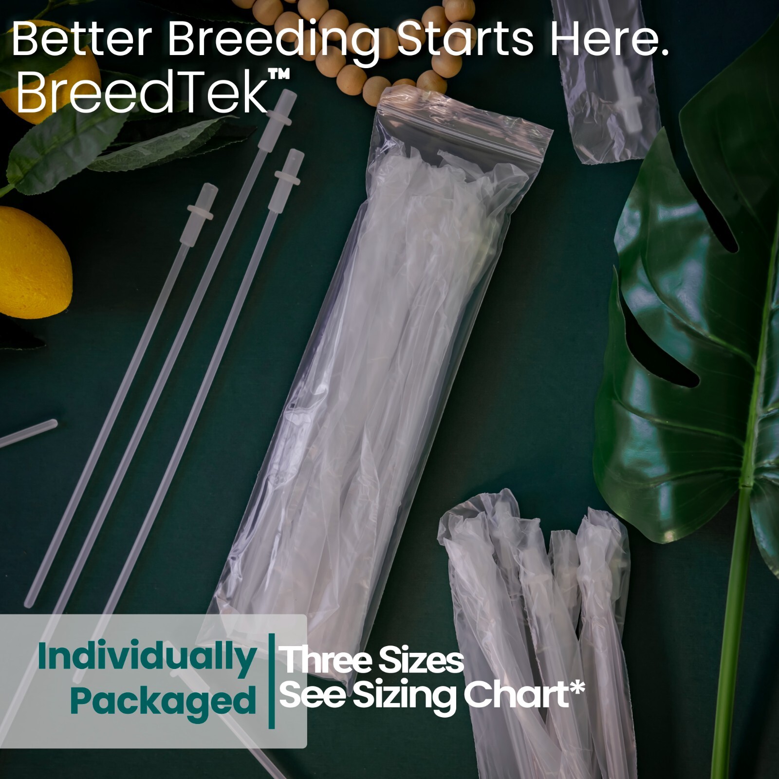 BreedTek™ Artificial Insemination AI Rods - For Dogs & Pets Good Harbor Pet® x50