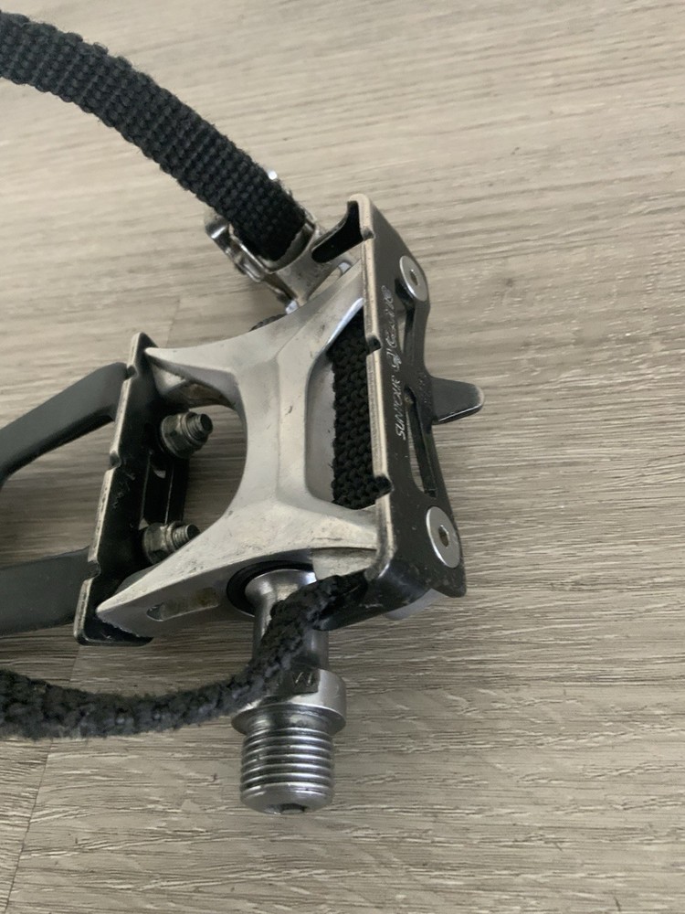 SUNTOUR CYCLONE PLATFORM PEDALS SPECIALIZED CLIPS AND STRAPS