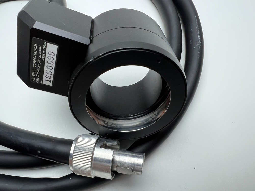 Keyence Digital Microscope VH Series Fiber Optic Camera Head Cable Light Ring