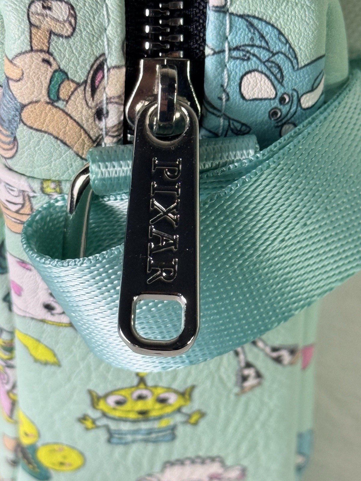 Disney Pixar Toy Story Characters Crossbody Bag Mint Green NWT