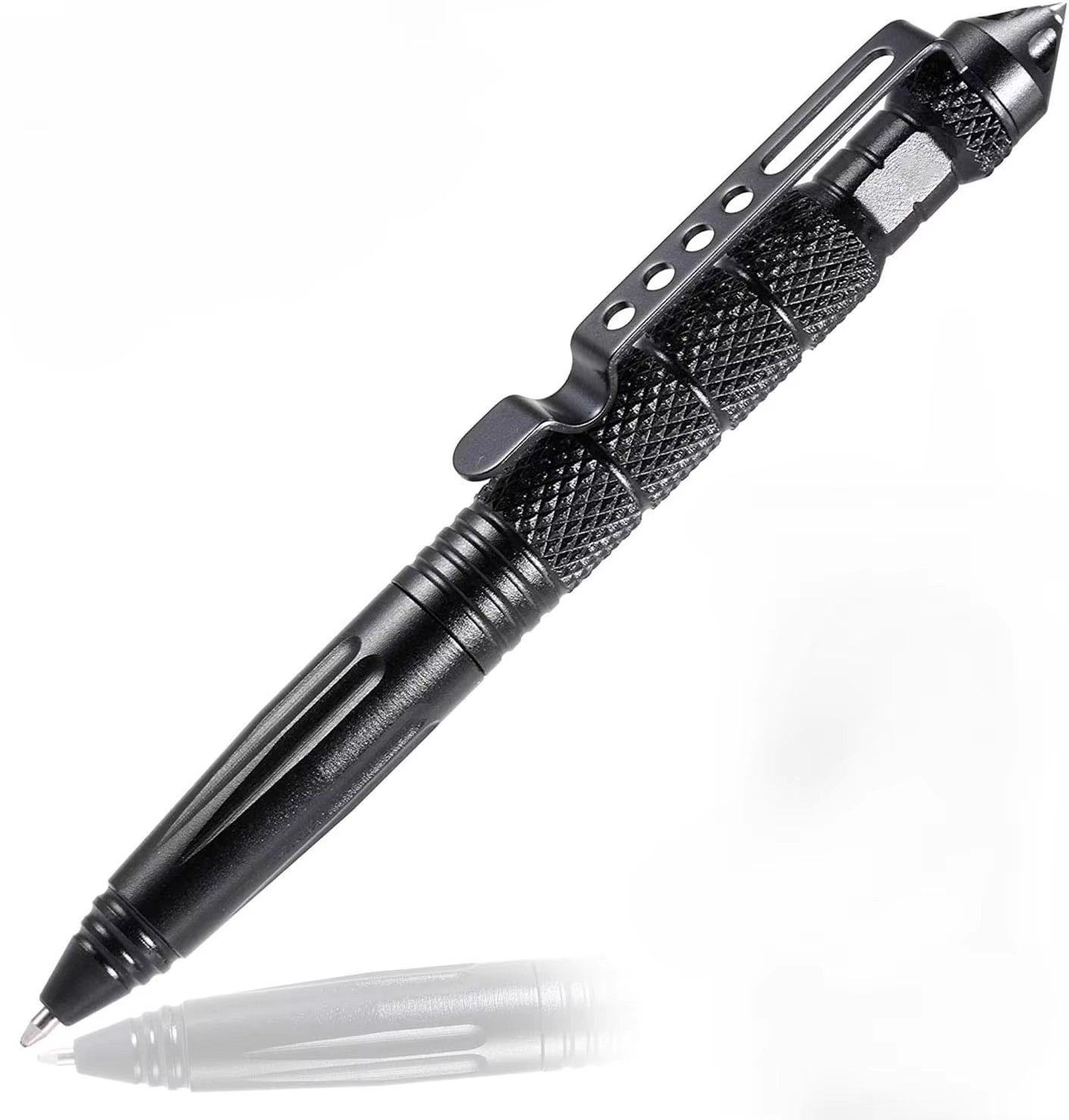 Tactical Self Defense Pen Military Grade Emergency Glass Breaker Tungsten Steel