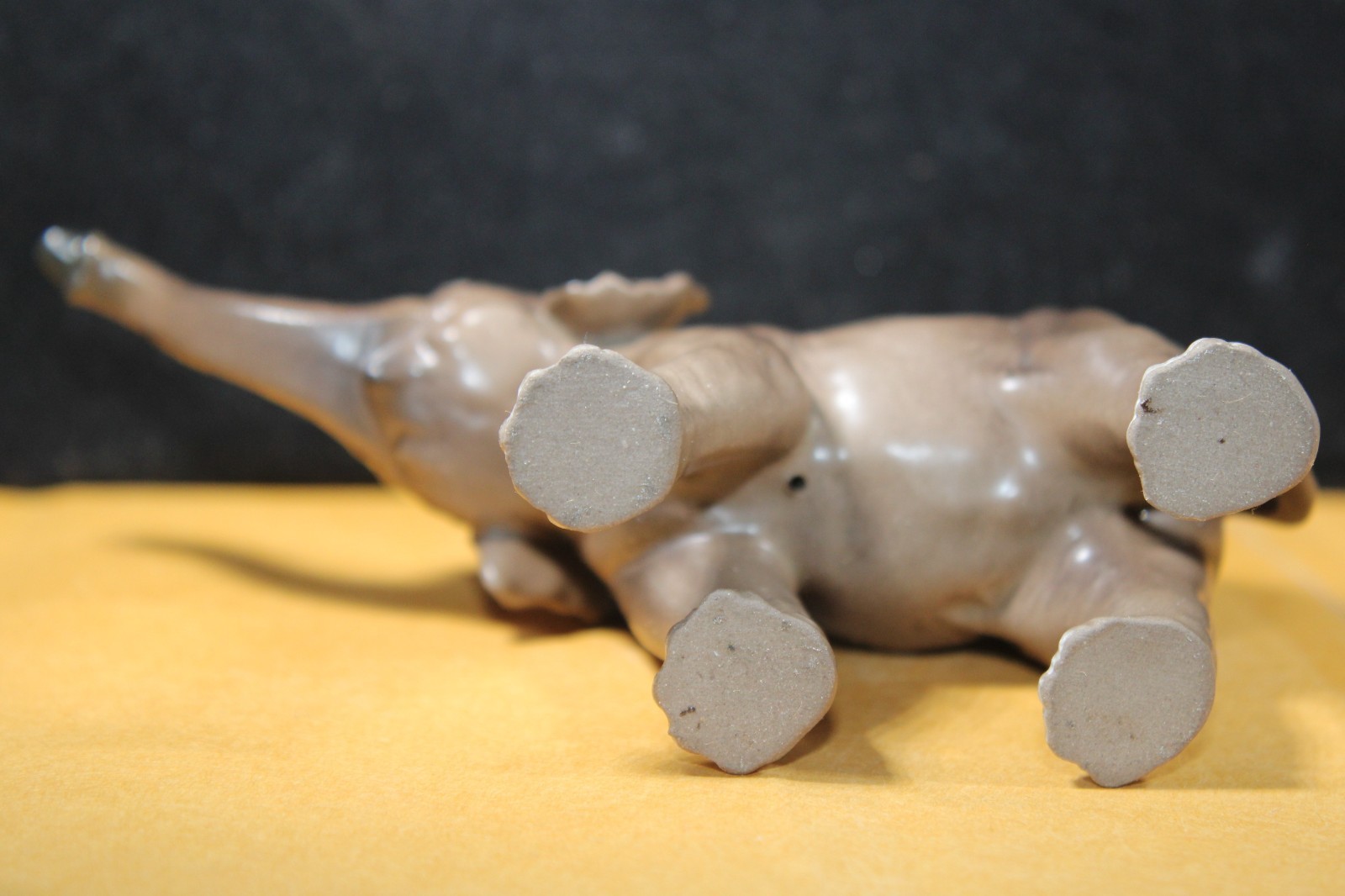 Vintage Ceramic Porcelain Elephant Figurine Japan Highly Detailed Possibly Josef