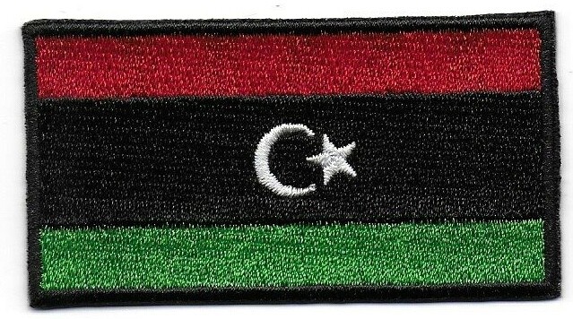 LIBYA Flag Iron on Sew on Patch