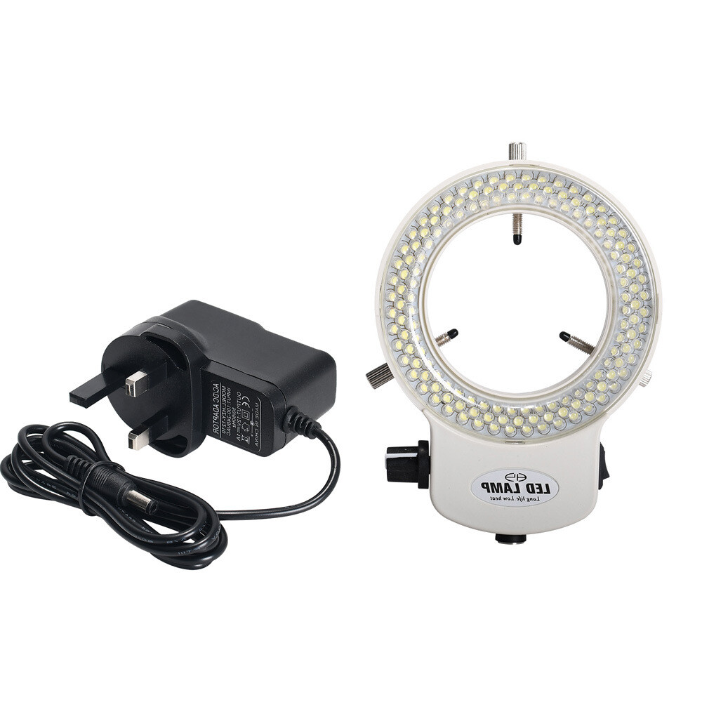 144LED Adjustable Ring LightLamp Illuminator for Stereo Microscope 4Type