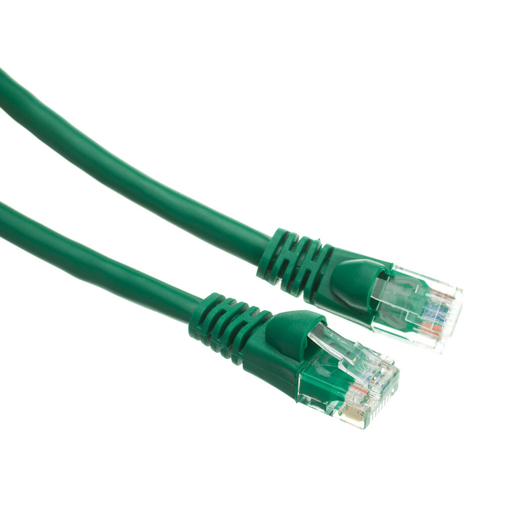 Snagless 3 Foot Cat5e Green Network Ethernet Patch Cable