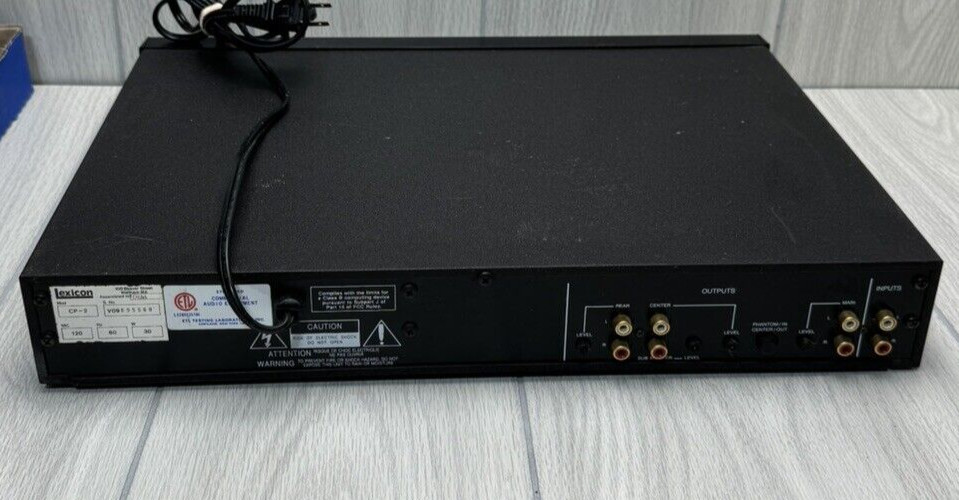 Lexicon CP-2 Digital Dolby Pro-Logic Processor - No Remote - Working