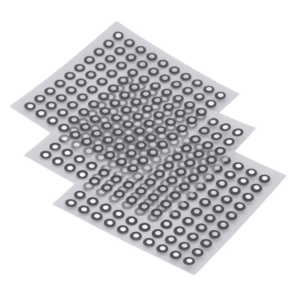 3 Sheets 3D Scanning Reflective Reference Marking Point 3mm ID 6mm OD Accessory