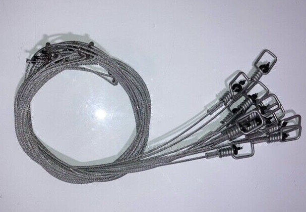 1 DOZEN SOUTHERN SNARES LOADED 60" 3/32 SNARE MICRO LOCK COYOTE SNARES TRAPPING