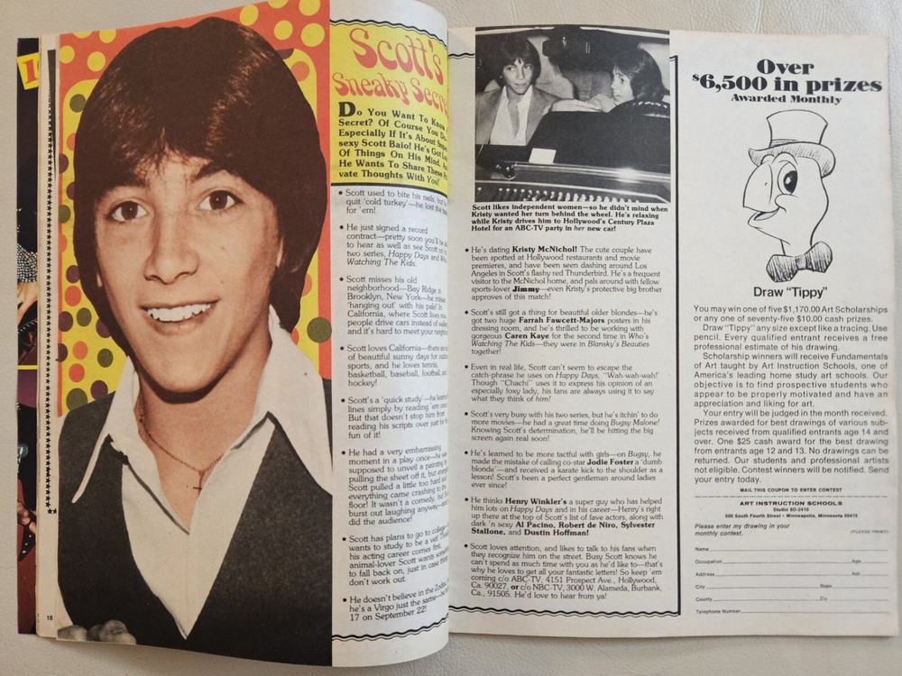 16 Magazine November 1978 KISS, GARRETT, ROLLERS, GIBB