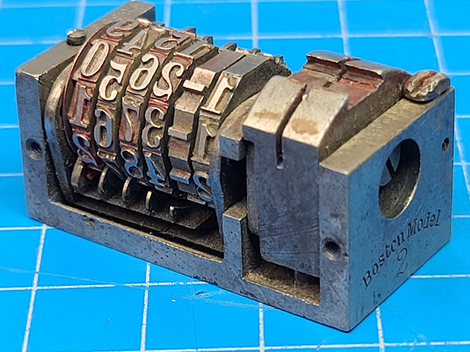Boston Model 2 6 Digit Numbering Machine