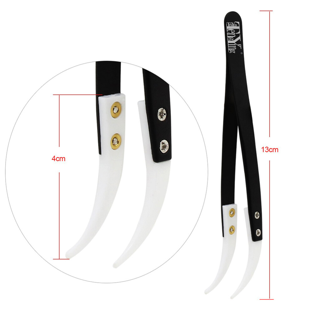 4PCS Tweezers Replaceable Tips with Temperature Resistance Precision Tips