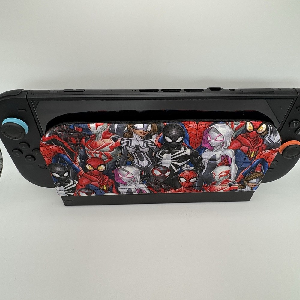 Nintendo Switch 2 Dock Cover Screen Protector Decor Sleeve Spiderman Characters