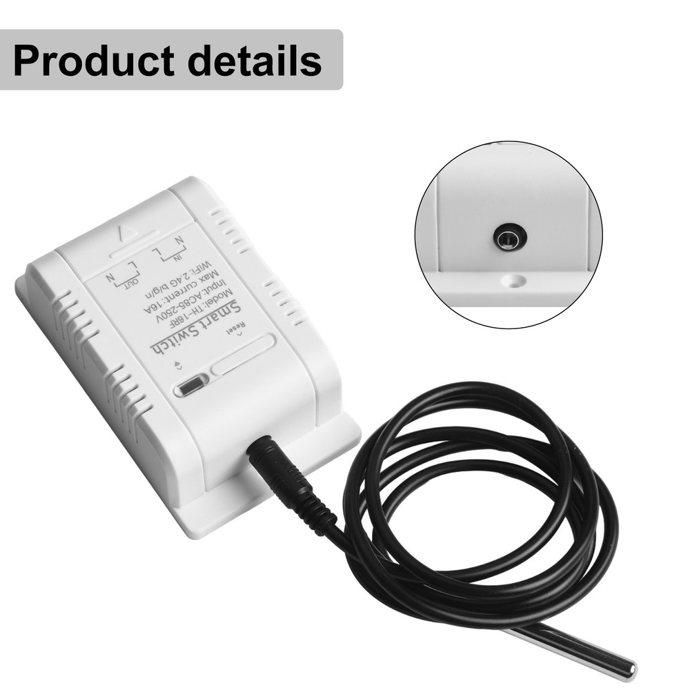 High Quality Temperature Sensor Smart Switch Wireless With Probe 3000W
