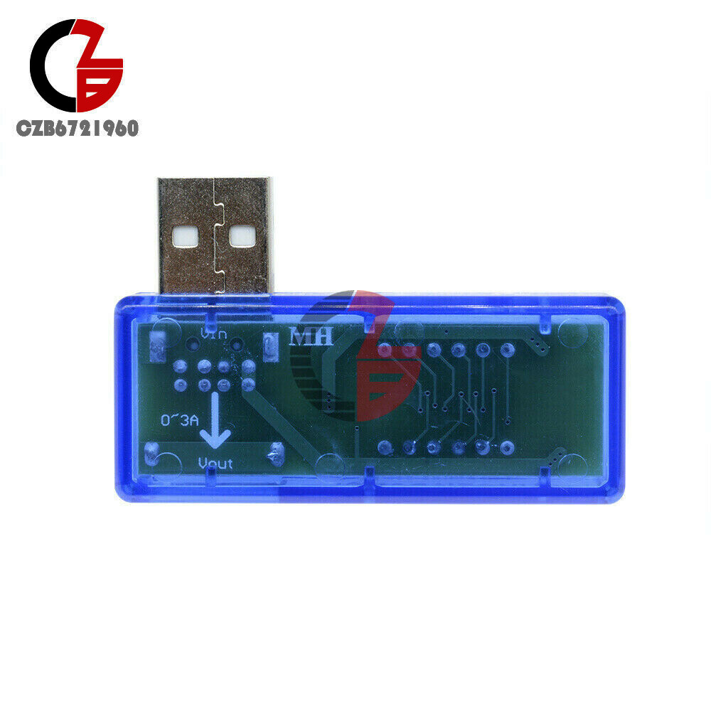 Digital Dual LED 5V USB Current Voltage Meter Voltmeter Power Ammeter Detector