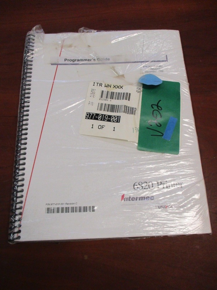 Intermec 6820 Printer Programmers Guide Manual