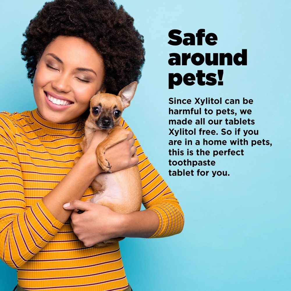 Chomp Nano Hydroxyapatite Peppermint Toothpaste 60 Tablet Refill