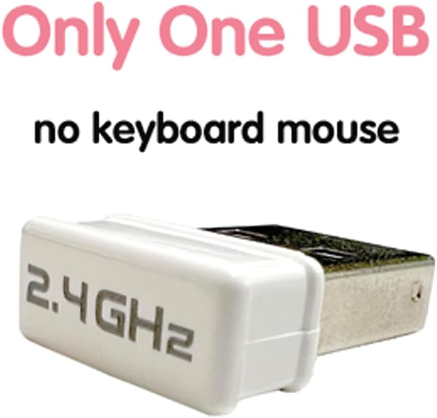 2.4G Wireless Keyboard and Mouse Set USB Receiver