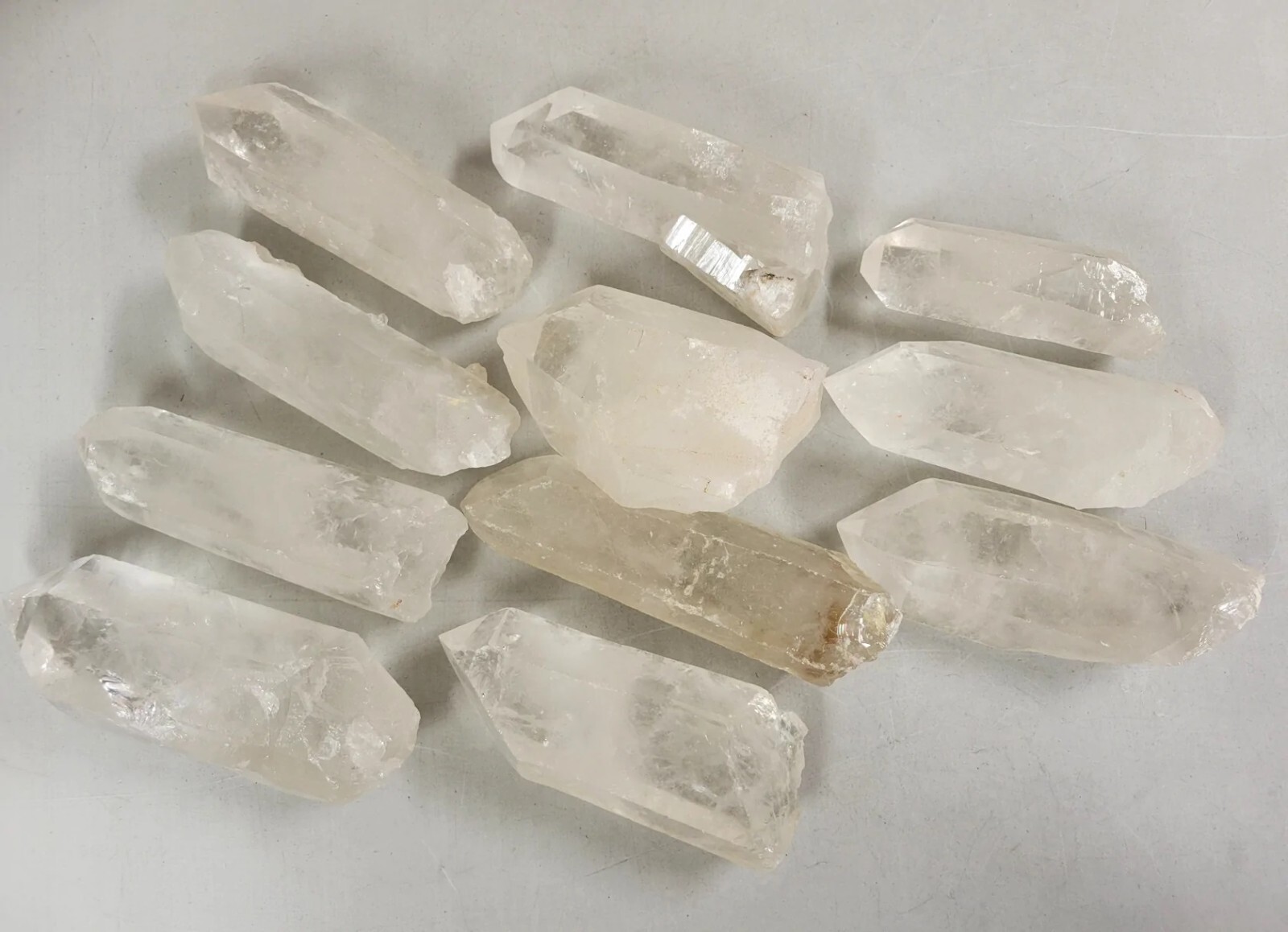 JUMBO QUARTZ CRYSTAL SPECIMENS RAW CLEAR QUARTZ POINTS FOR DISPLAY HEALING GIFT